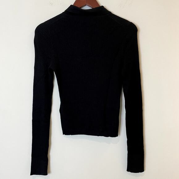 J.Crew Collared Button Up Sweater Merino Wool Blend Long Sleeves CK393 FLAW - Picture 7 of 13